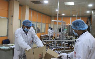 ادوية سامراء تعلن انتاج قطرات فموية لعلاج حساسية الاطفال