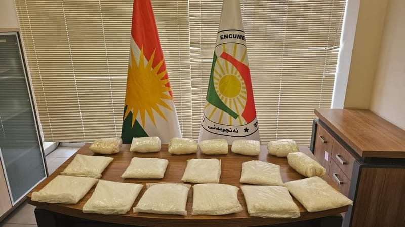 اعتقالات لتجار مخدرات ومصادرة كميات من "الكريستال" بأربيل