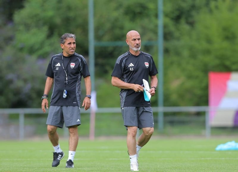 شنيشل: علي جاسم سيتواجد اليوم مع المنتخب بمباراته أمام أوكرانيا