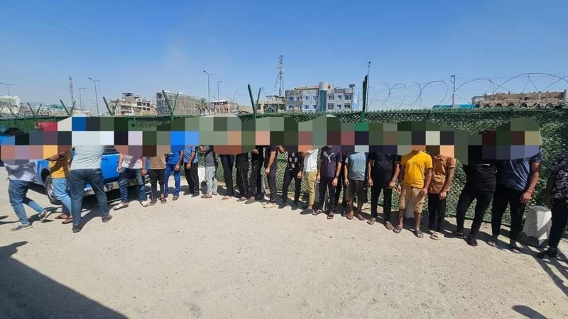 القبض على ٦٩ اجنبياً مخالفا لشروط الاقامة في بغداد