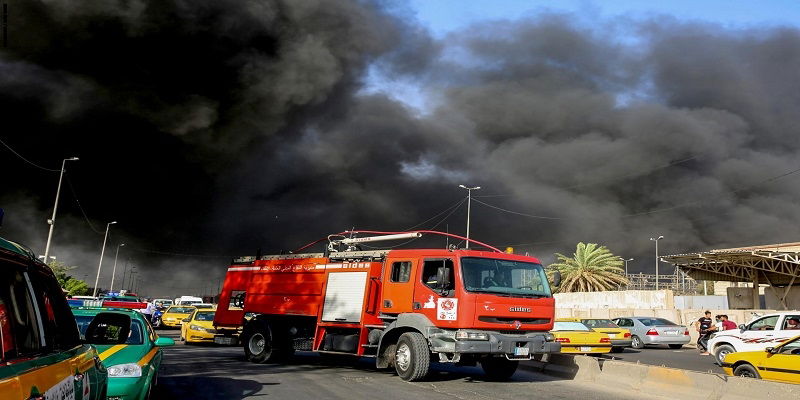 الداخلية تعلن انخفاض نسبة الحرائق في العراق 70% خلال تموز