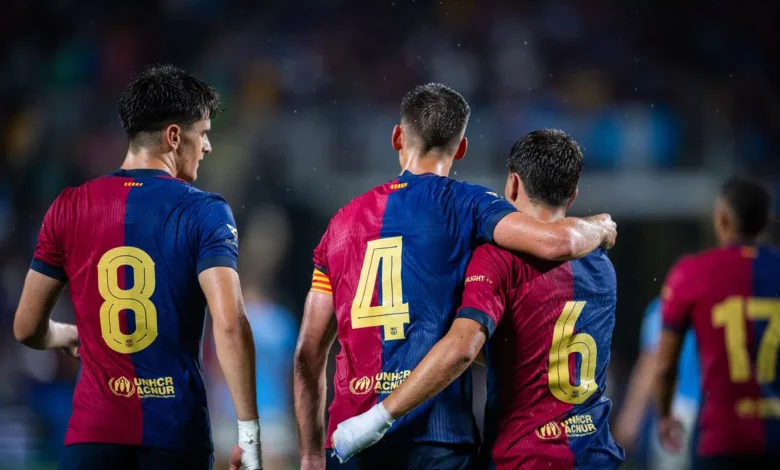 مباراة مثيرة توقفت أكثر من مرة.. برشلونة يهزم مدريد بثنائية