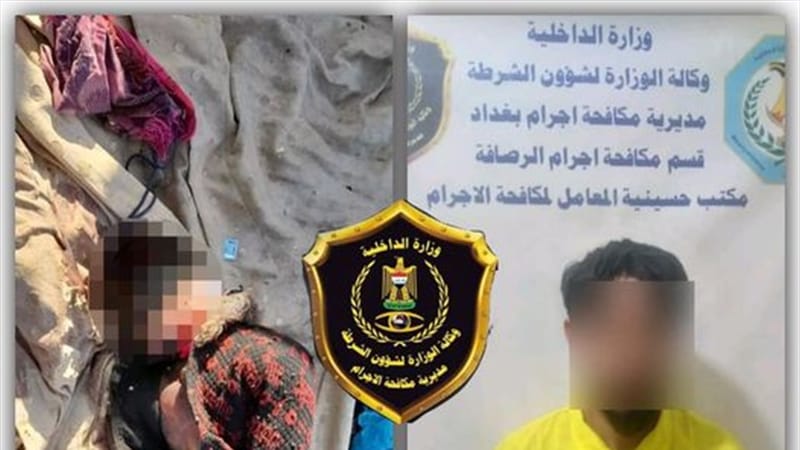 إجرام بغداد تكشف جريمة قتل غامضة والقبض على الجاني