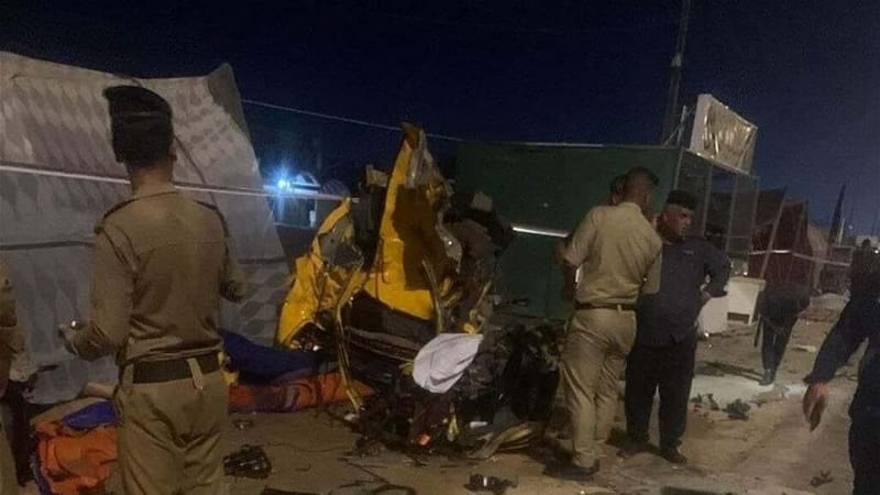 سايبا مخطئة "انتحرت" بشيروكي وقتلت ركابها في محافظة الديوانية