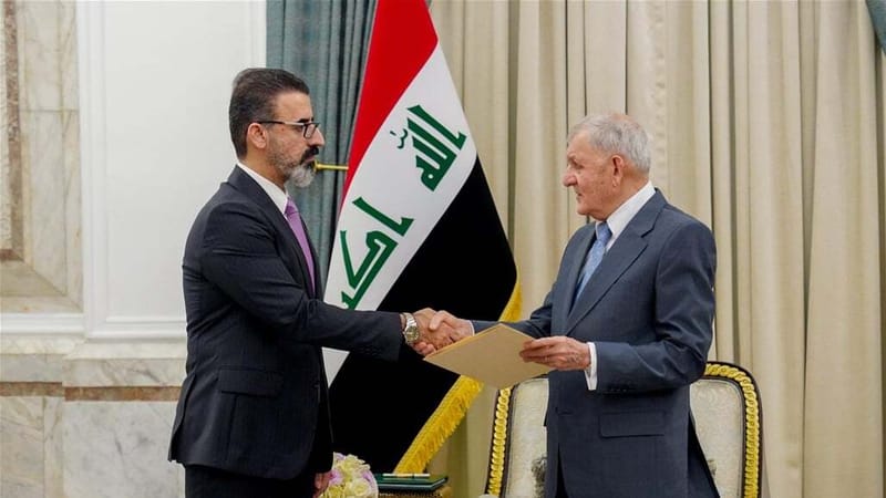 ريبوار طه يتسلم المرسوم الجمهوري الخاص بتعيينه محافظاً لكركوك