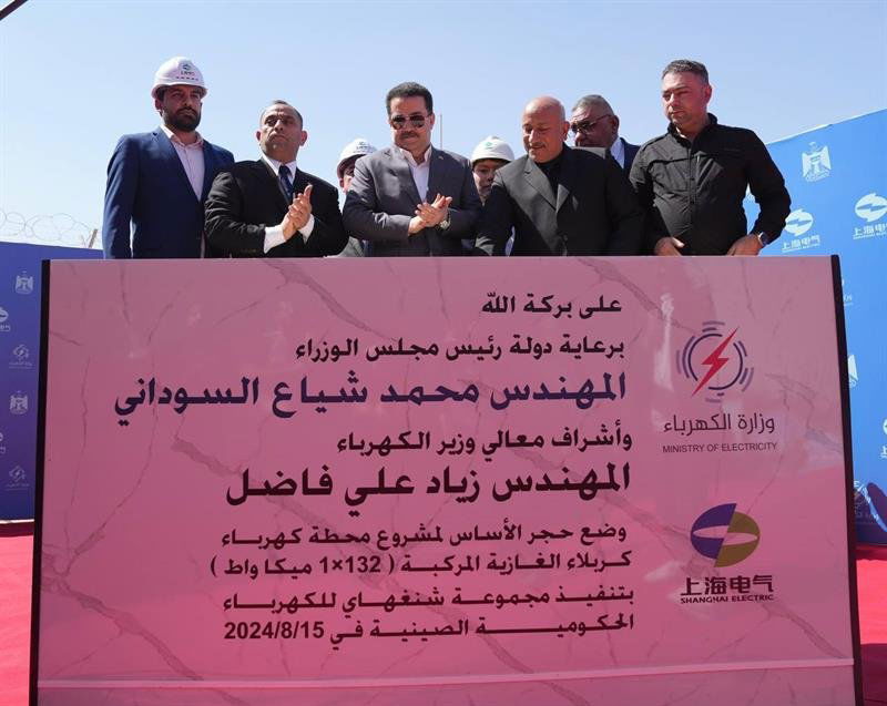 السوداني يطلق الأعمال التنفيذية لمشاريع ثلاث محطات كهربائية في كربلاء