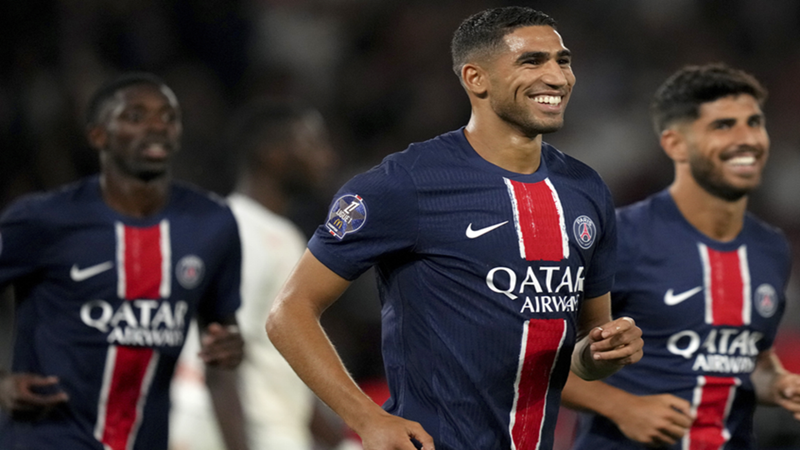 أول تعليق لحكيمي بعد قيادته سان جيرمان لتحقيق فوز عريض على مونبيلييه