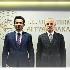 وزير النقل العراقي يصل إسطنبول للمشاركة بالاجتماع الرباعي لمشروع طريق التنمية