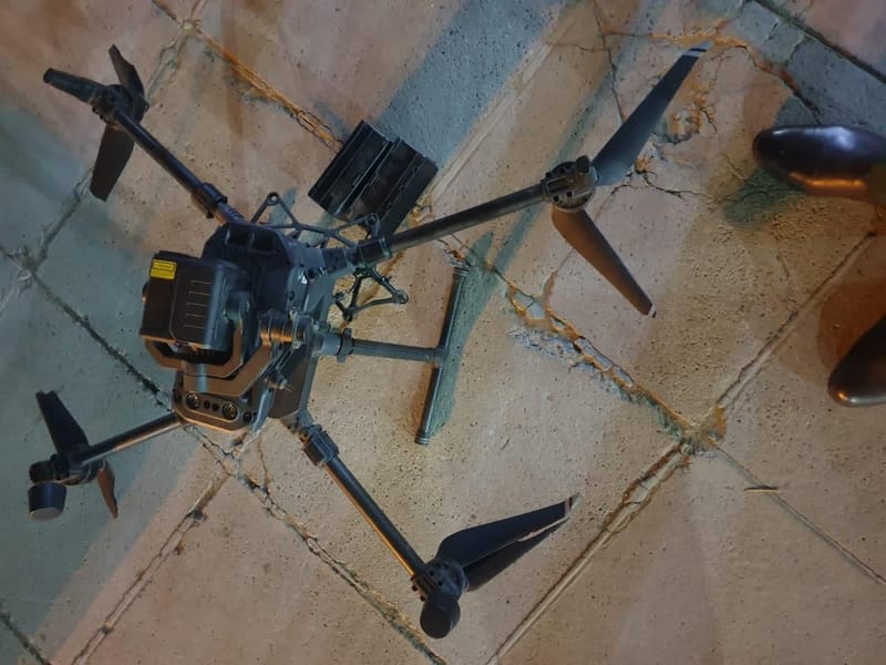 سقوط مسيرة صغيرة الحجم في النجف