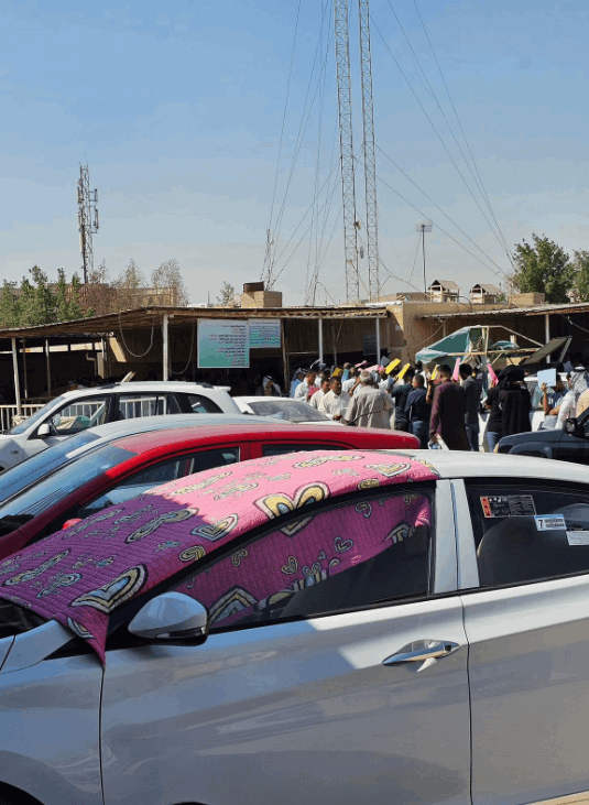 عقود التربية يتكدسون أمام الحماية الاجتماعية في الديوانية