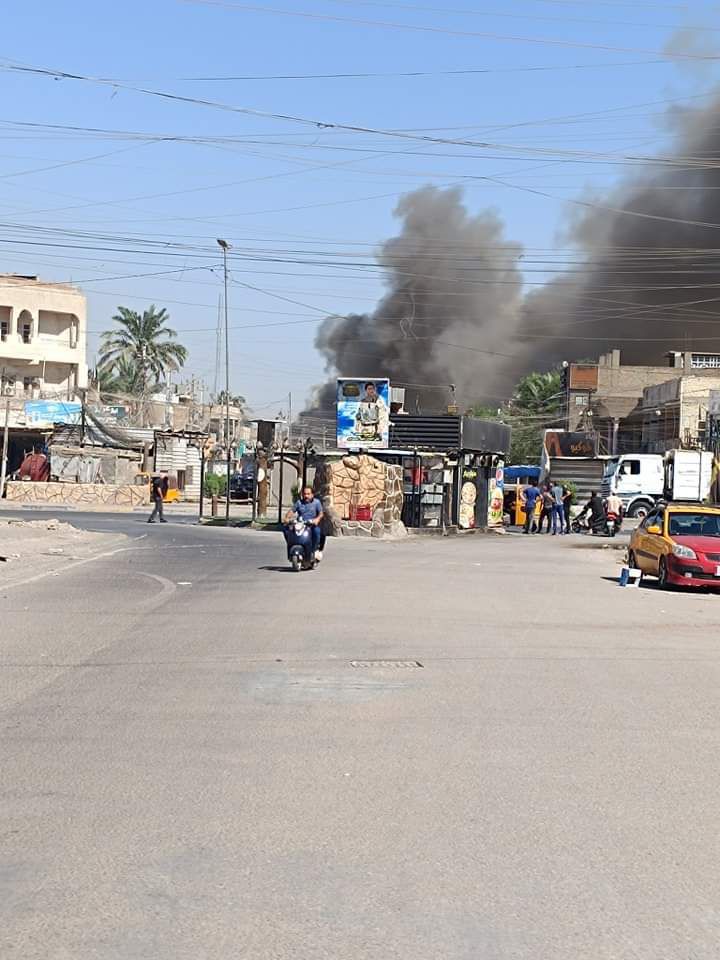 اندلاع حريق في قاعة للمناسبات الدينية شمالي بغداد