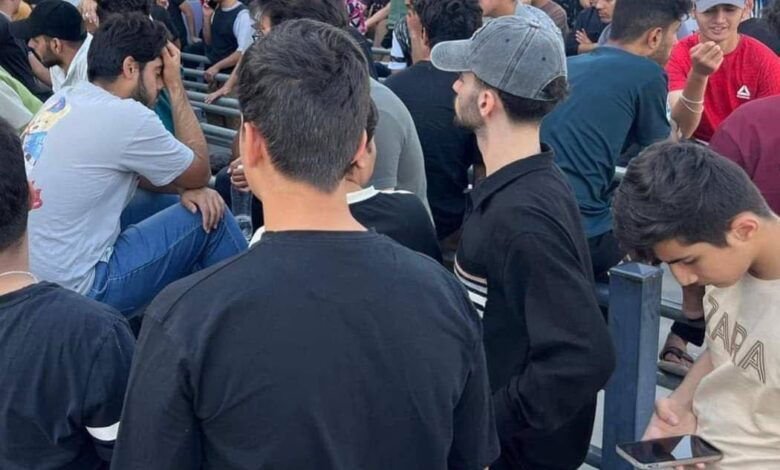 توافد كبير للجماهير على منافذ بيع تذاكر مباراة الشرطة والنصر في بغداد