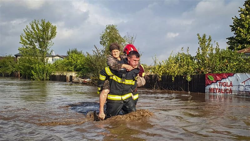 مشاهد مروعة من فيضانات عارمة في عدة دول أوروبية