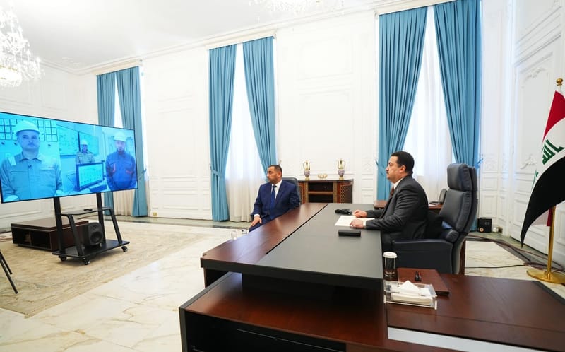 رئيس الوزراء يفتتح عدداً من مشاريع الطاقة الكهربائية في محافظتي نينوى وصلاح الدين