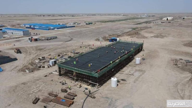 56‎%‎ نسبة تقدم العمل في مطار الناصرية الدولي