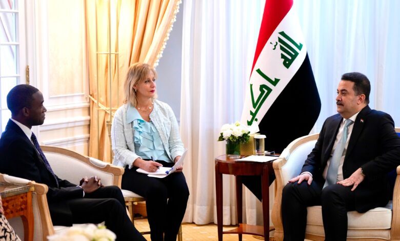 السوداني يستقبل نائب وزير الخزانة الأمريكية