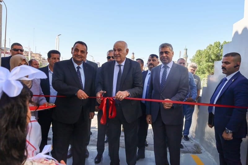 وزير الموارد يفتتح ناظم العشار في البصرة