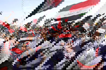 مجدداً..احتجاجات واسعة لخريجي المهن الطبية في بغداد