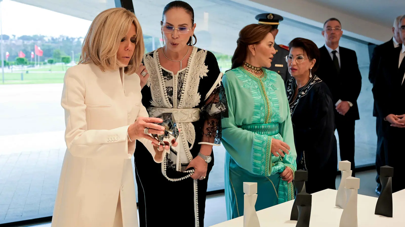 بالتزامن مع زيارة ماكرون.. افتتاح المسرح الملكي في الرباط (صور)