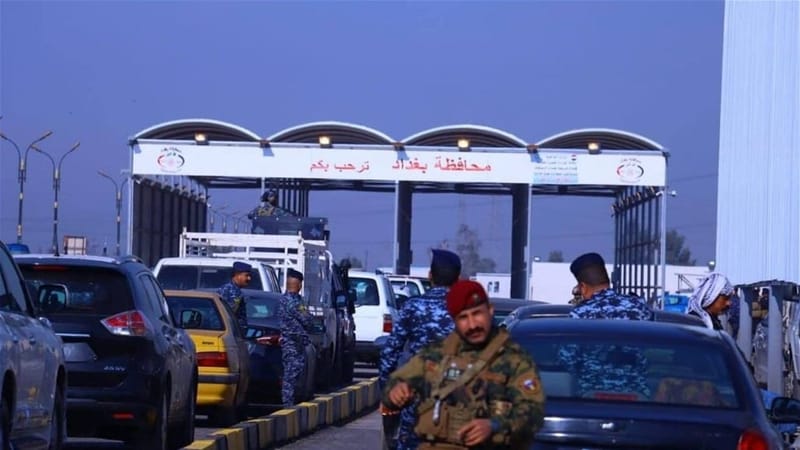 بغداد "تتحصن" وأنظارها على المتغيرات الإقليمية.. 7 إجراءات "مشددة" على من يدخل العاصمة