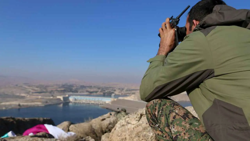 إعلام كردي: تركيا تقصف سد تشرين بالأسلحة الثقيلة