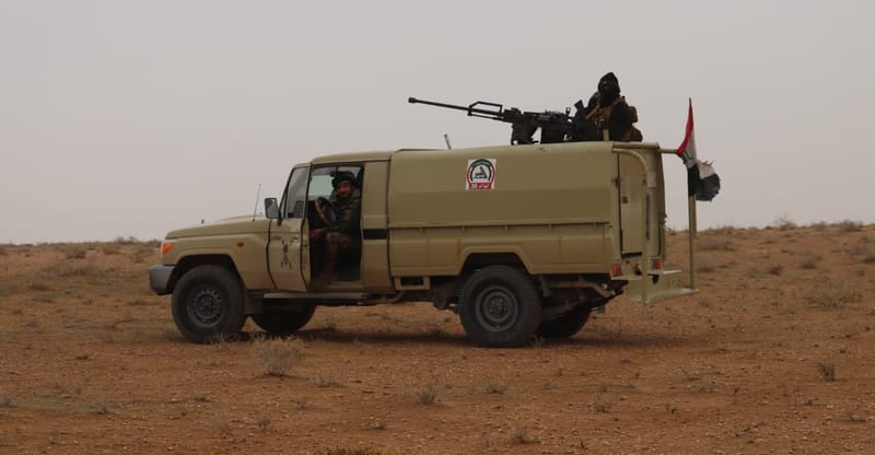 الحشد الشعبي ينفذ عملية أمنية على الحدود السورية..