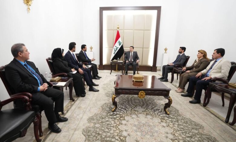 السوداني يلتقي رئيس وأعضاء مجلس أمناء شبكة الإعلام العراقي: العمل بروح الفريق مع رئاسة الشبكة