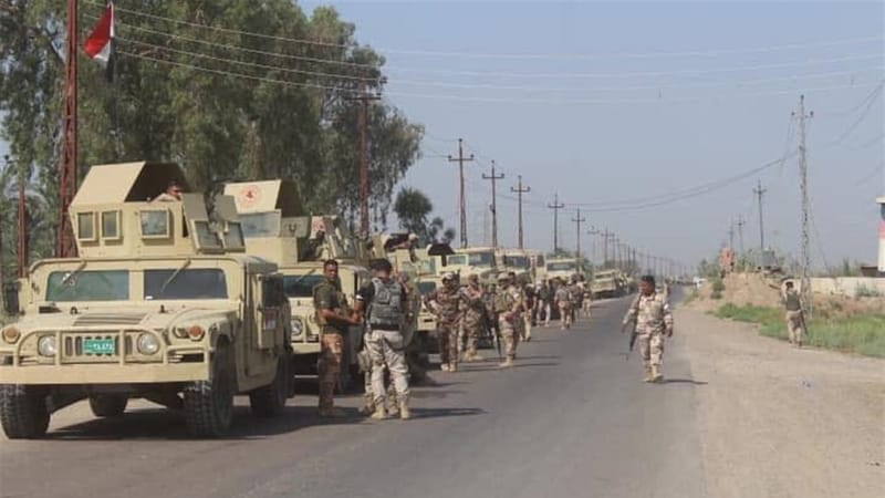 استشهاد منتسب وإصابة آخر بانفجار لغم ضمن انقاض بالكلية العسكرية في بغداد