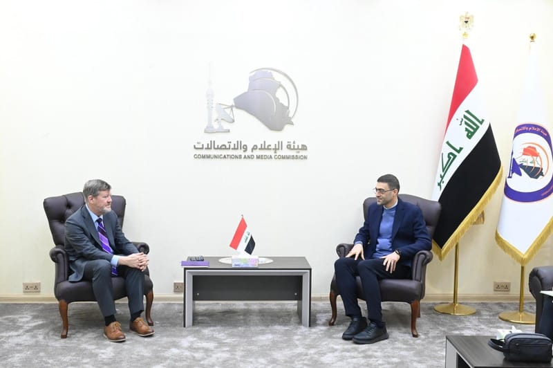 هيئة الإعلام وغرفة التجارة الأميركية تبحثان دعم القطاع الخاص العراقي