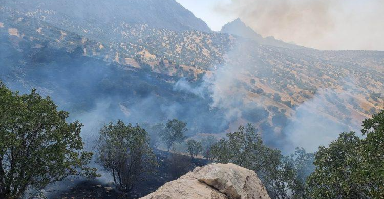 قصف تركي عنيف يستهدف محيط قرية في السليمانية