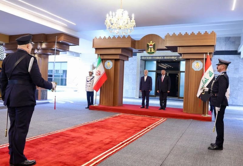 وزير الداخلية يستقبل نظيره الإيراني