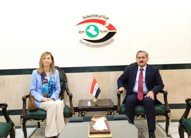 هيئة النزاهة والسفارة الإسبانية تتفقان على تسريع إجراءات تنفيذ مذكرة التفاهم