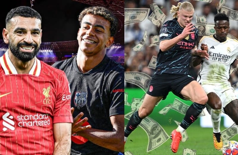 تغييرات مثيرة في قائمة أغلى 10 لاعبين في العالم.. مركز صادم لصلاح ومتقدم للامين جمال