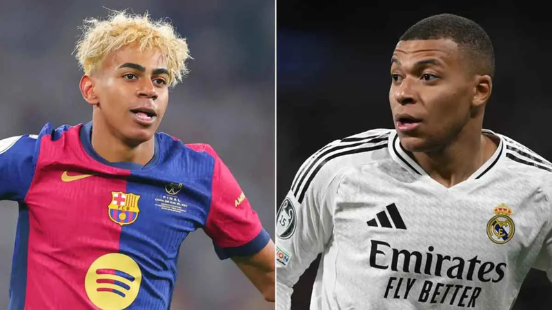 مبابي يتلقى 5 ضربات موجعة من لامين يامال