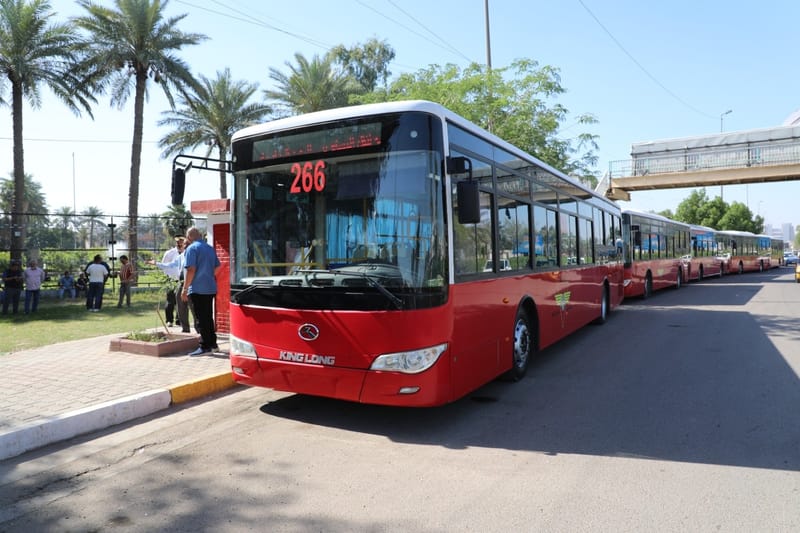 النقل تدرس انشاء حافلات نقل جماعي كهربائية في بغداد