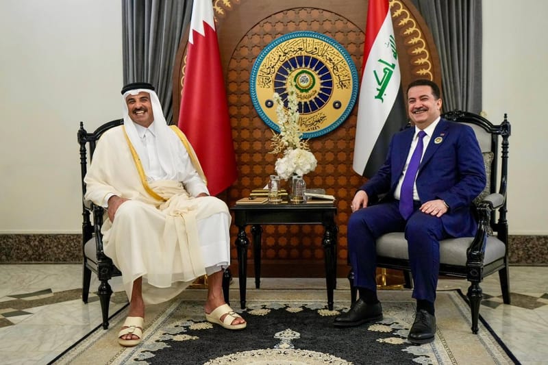 السوداني وأمير قطر يبحثان تطوير العلاقات الثنائية والمستجدات الإقليمية والدولية