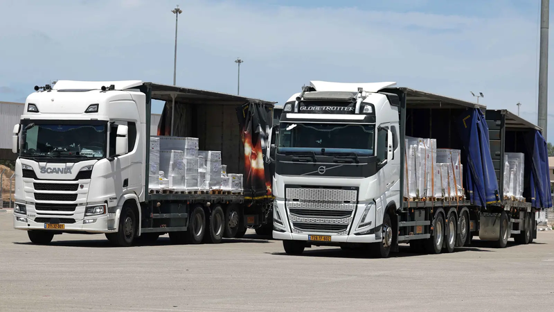 الأمم المتحدة تحصل على إذن بإدخال 100 شاحنة مساعدات إلى غزة