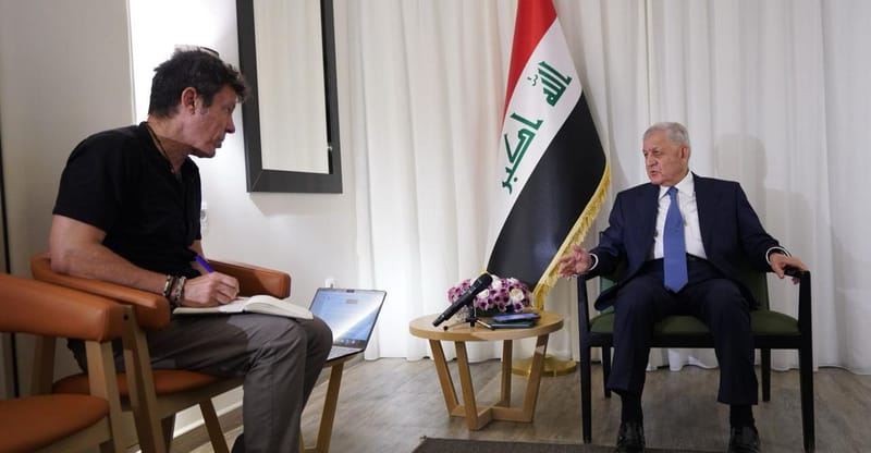 رئيس الجمهورية: كان على قوات التحالف الدولي حماية المجال الجوي في العراق