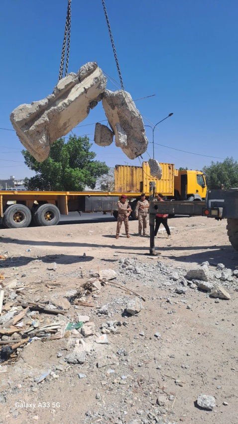 عمليات إنتاج بغداد السريعة الكتل الكونكريتية من الطرق الدولية