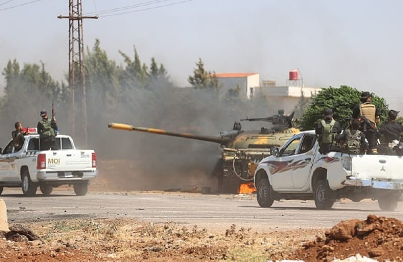 ‌‏"أ ف ب": الجيش السوري ينهي سحب قواته من كامل محافظة السويداء