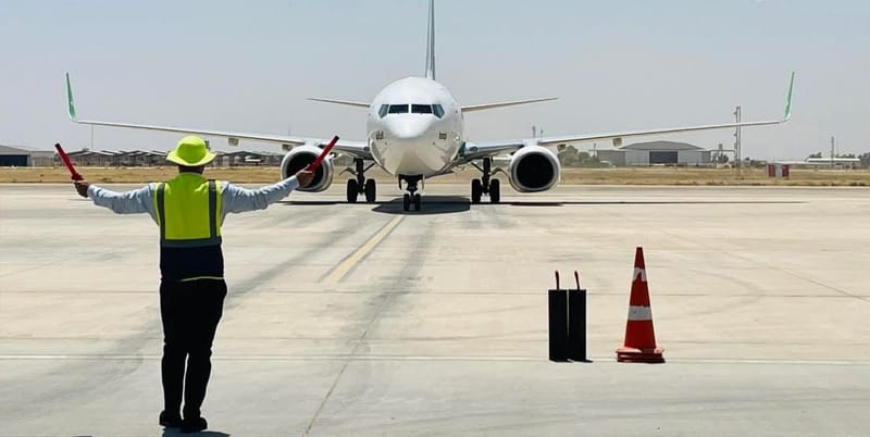 مطار كركوك: هبوط أول طائرة لشركة طيران جديدة قادمة من السعودية