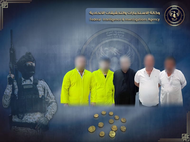 شرطة بابل تطيح بمتاجرين بالآثار وتضبط 5 قطع أثرية بعد استدراجهما من بغداد "