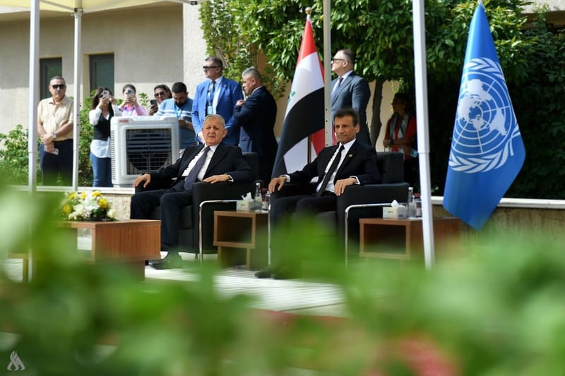 رئيس الجمهورية يجدد التزام العراق الثابت بدعم الجهود الدولية لمواجهة الإرهاب