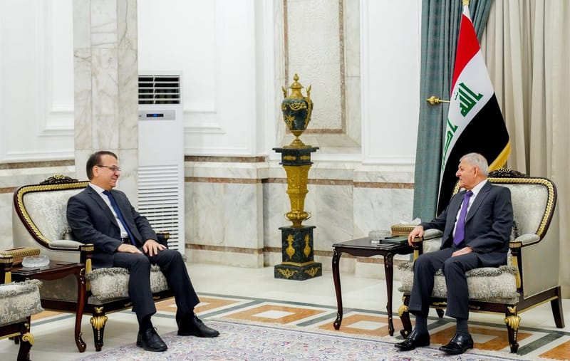 رئيس الجمهورية يؤكد حرص العراق على تعزيز علاقاته مع لبنان
