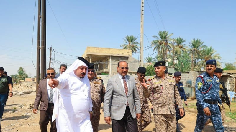 وضع حجر الأساس لمشروع تطوير مدخل منطقة العبايجي في بغداد