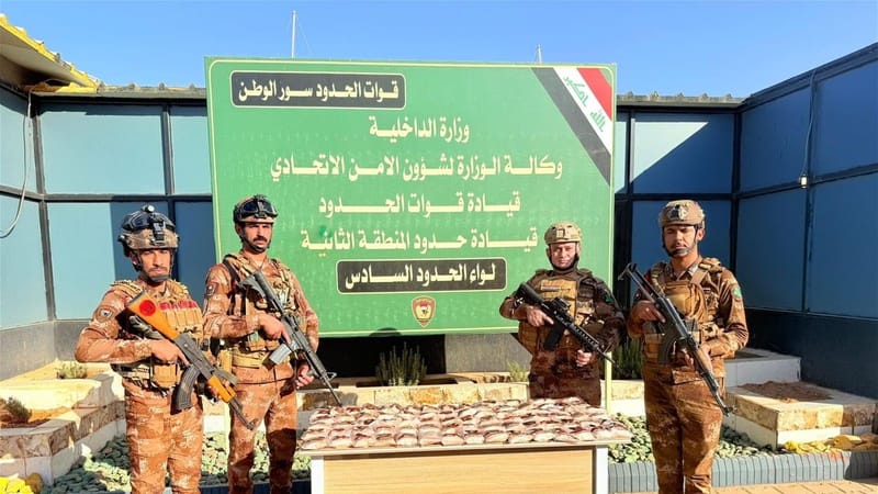 قوات الحدود: إحباط تهريب (80 ألف) حبة مخدرة عبر منطاد على الشريط الحدودي