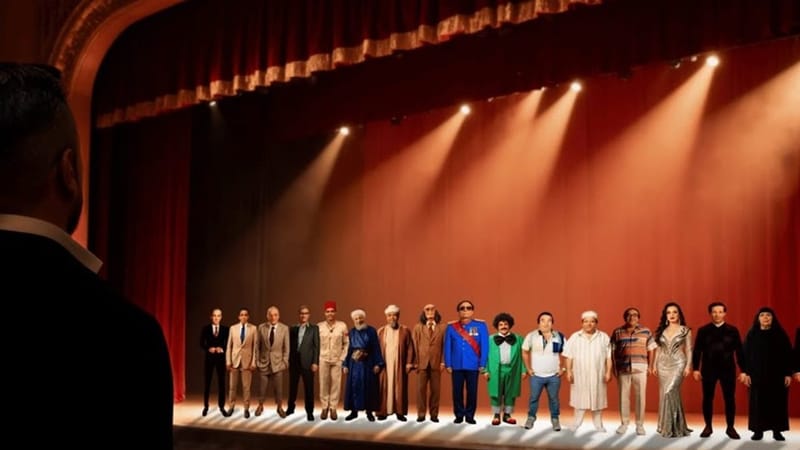 بالذكاء الاصطناعي.. تامر حسني يثير الشجون ويستحضر "نجوم التمثيل" الاحياء والاموات باغنية تكريم