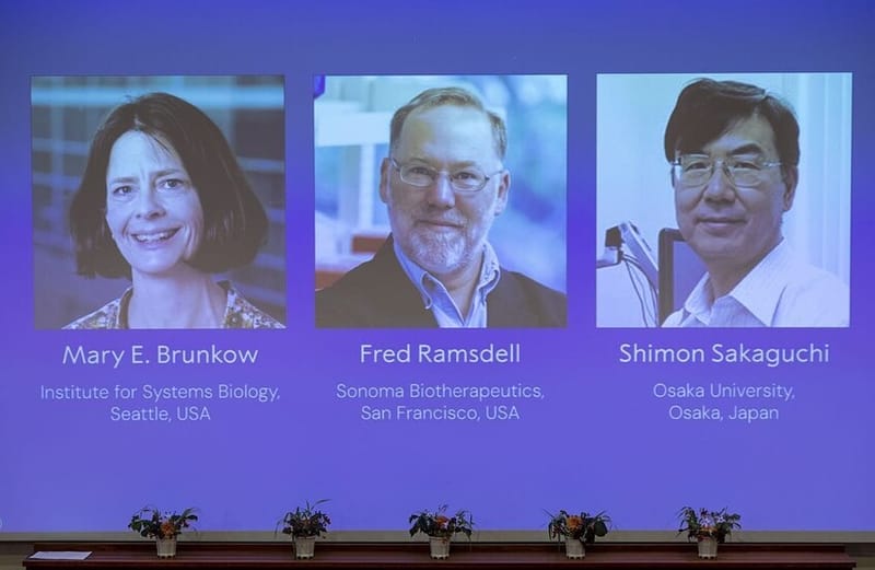 "خارج التغطية".. أحد الفائزين بنوبل الطب لا يعلم بفوزه