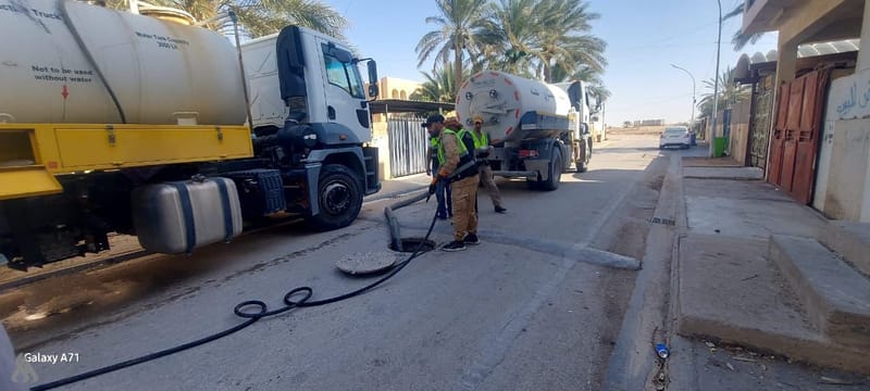 الأنبار تؤكد استعداداتها لمواجهة الأمطار وصيانة جميع شبكات ومحطات المجاري