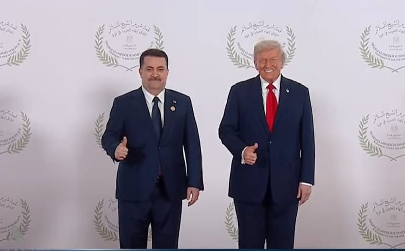 رئيس الوزراء يلتقي الرئيس الأمريكي في قمة شرم الشيخ